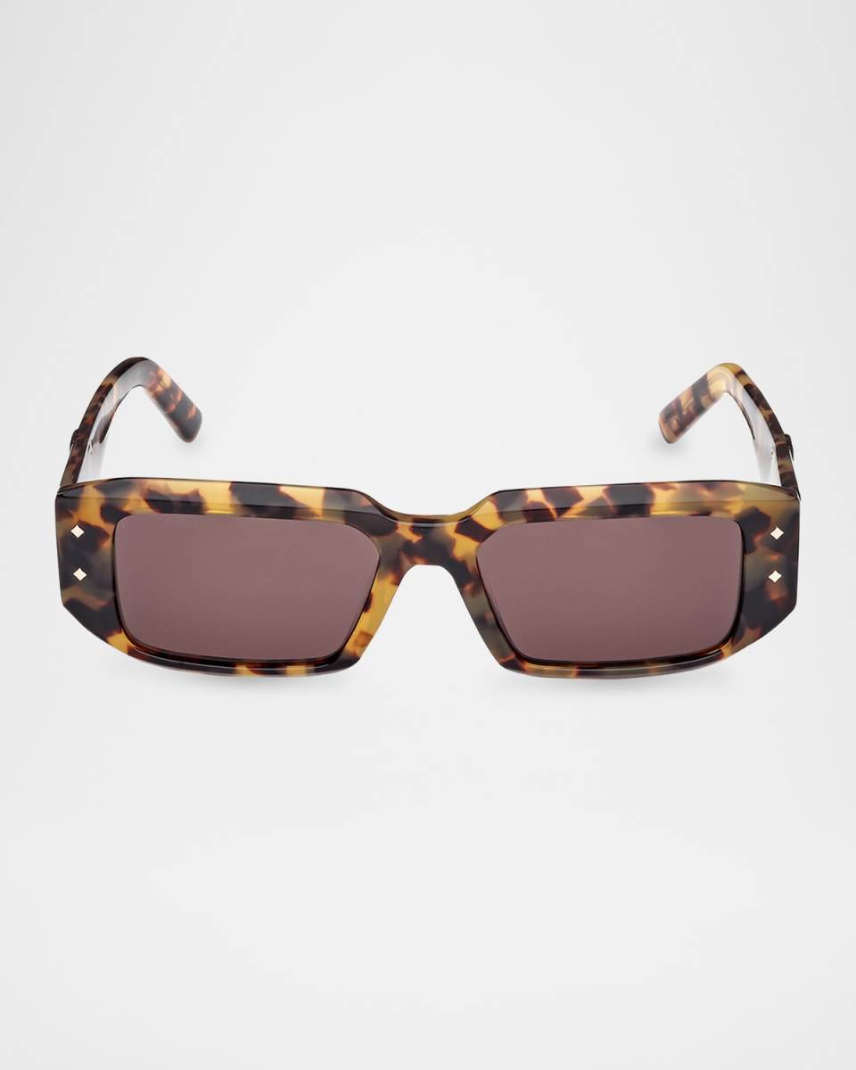 Rectangle Acetate Sunglasses